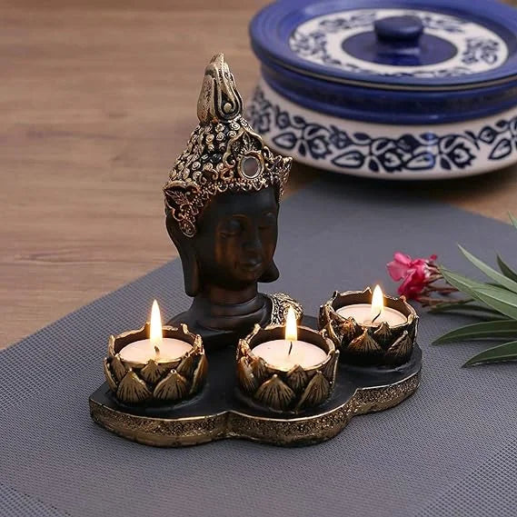 Buddha Tealight Holder – Serene Home & Office Decor