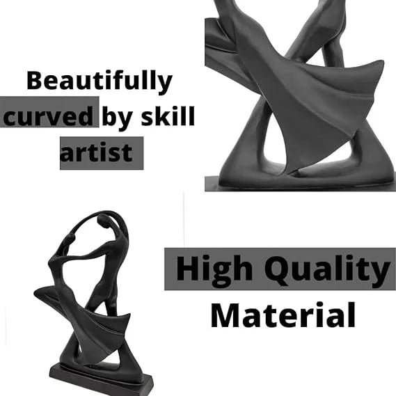 Romantic Dancing Couple Statue – Elegant Home Décor Showpiece & Gift Item
