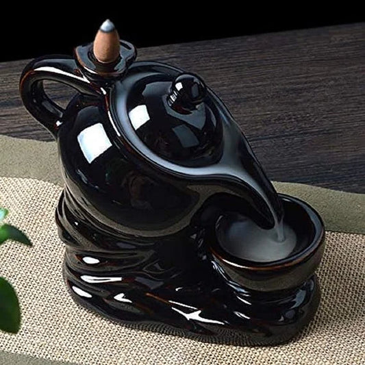 Kettle & Cup Backflow Incense Holder