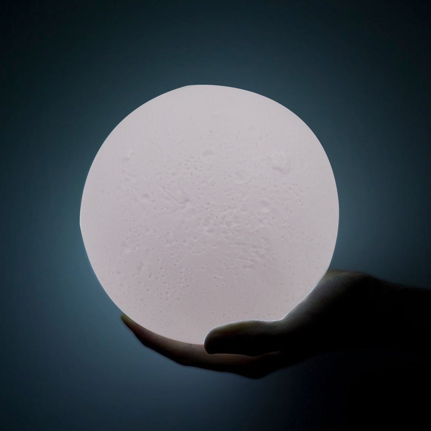 Moon Night Lamp With Plastic Stand Night Lamp For Bedroom