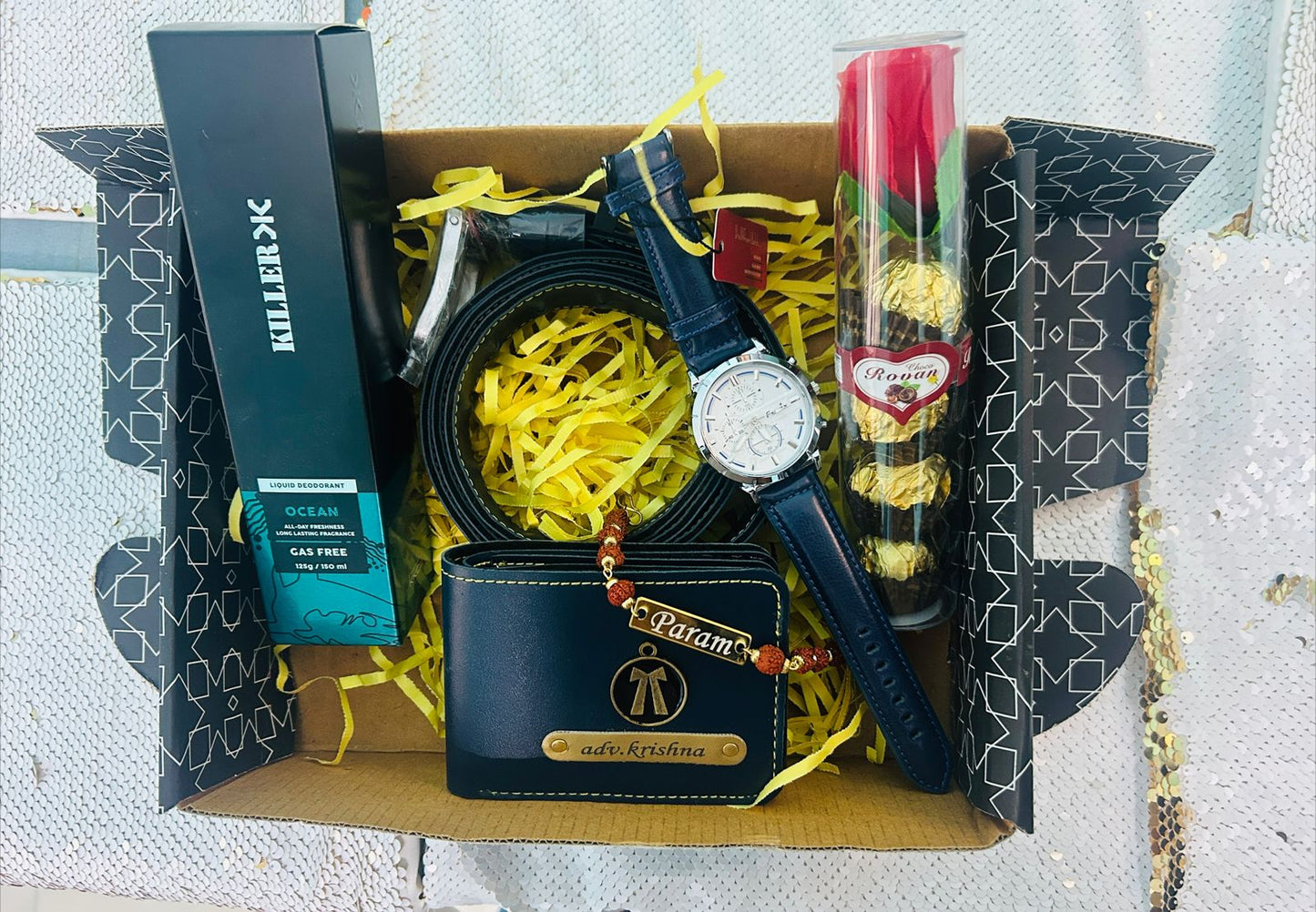 π Rakhi Hamper Gift Set for Brother β Rudraksh Rakhi