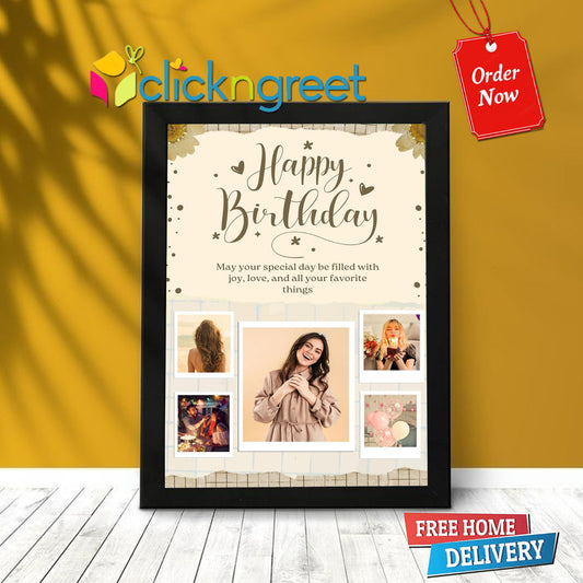 Custom Baby Birth Details Frame