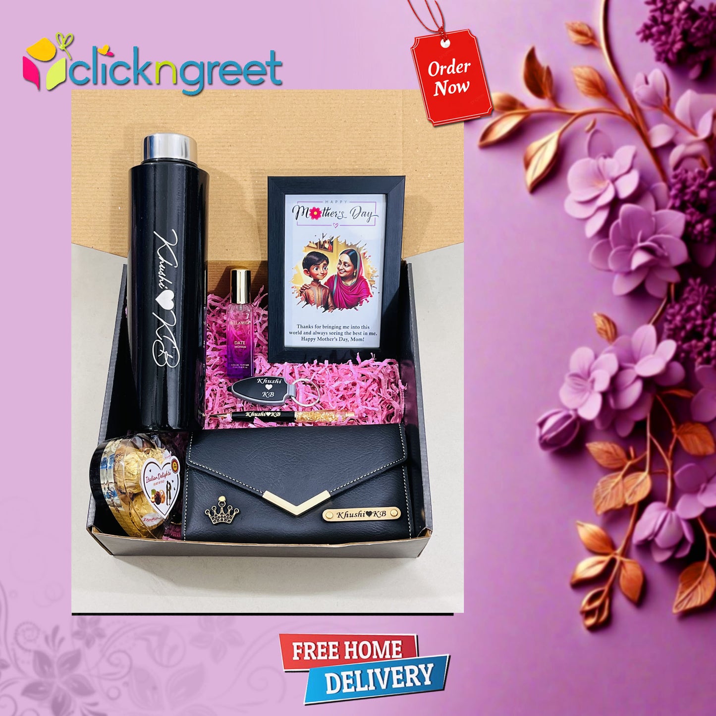 MOTHER’S DAY CUSTOMIZED GIFT HAMPER FOR HER