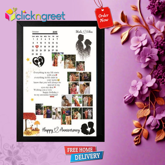 Anniversary Frame – Aesthetic Wall Décor