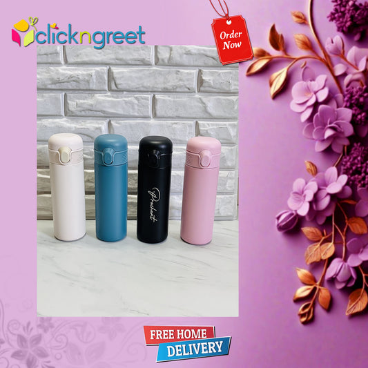 Personalized Thermos Vacuum Cup | Custom Name Engraved | Hot & Cold Temperature Retention