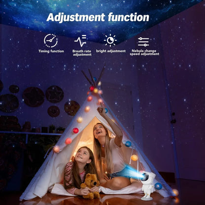 Galactic Starry Night Projector – Astronaut Light & Galaxy Magic