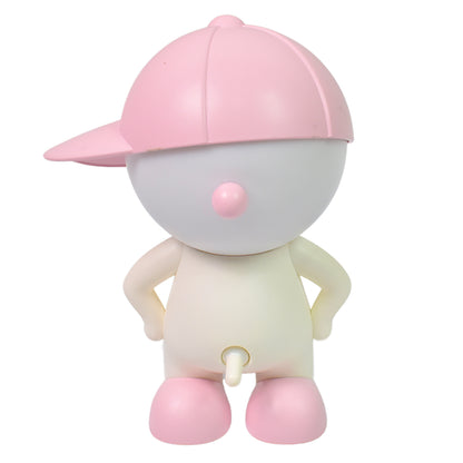 Cute Cartoon Design Led Desk Night Light With Plastic Head Cap (1 Pc)