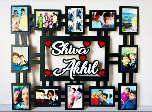🪵 Customized Wood Frame with Sublimation Print – 15x18 Inch | Personalized Photo Frame for Home Decor, Gifts &amp; Memories
