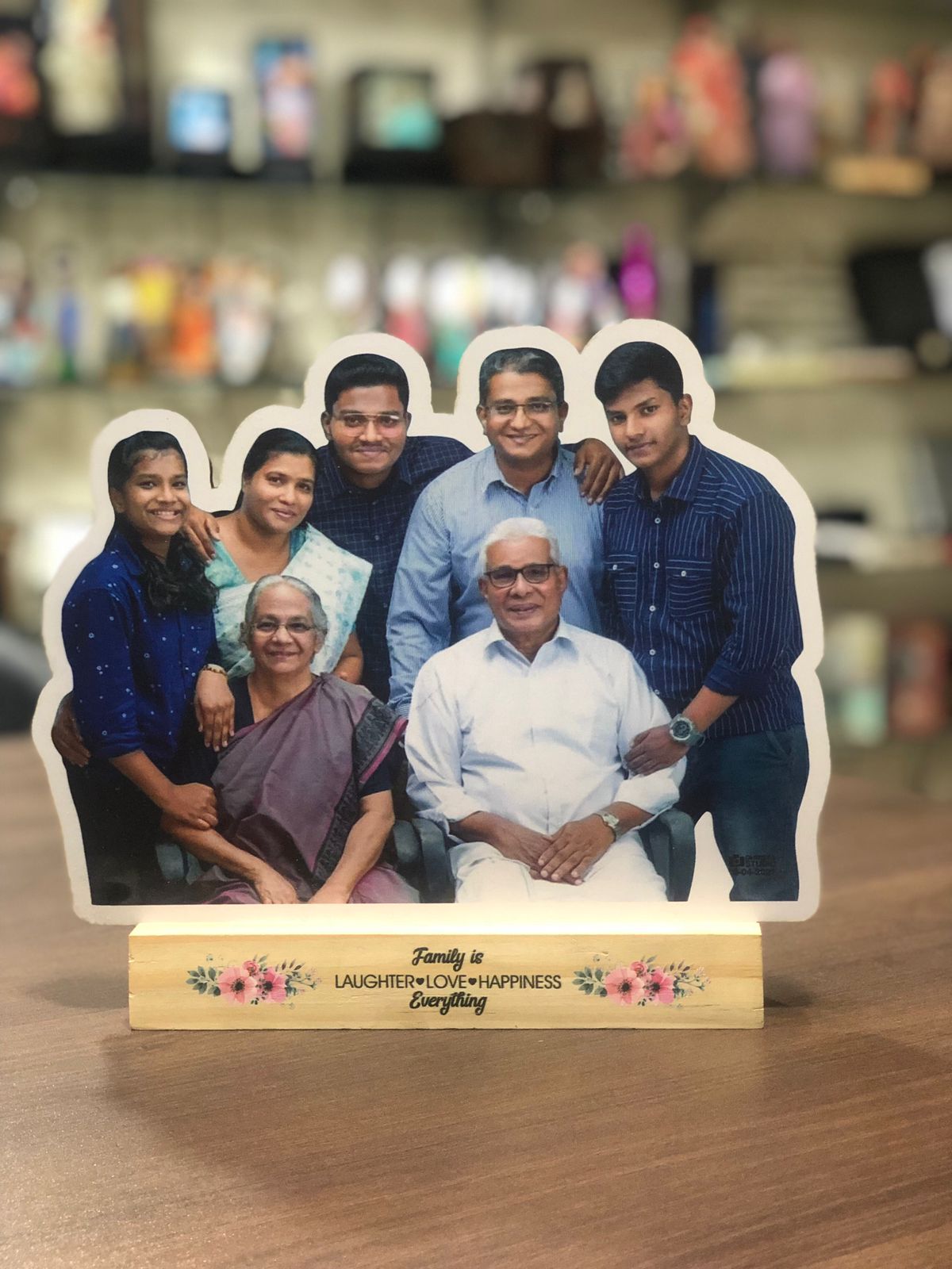 Premium Quality Wooden Cutout with Base – Perfect for Home Decor, Events & Gifting