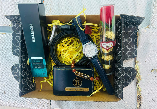🎁 Rakhi Hamper Gift Set for Brother – Rudraksh Rakhi