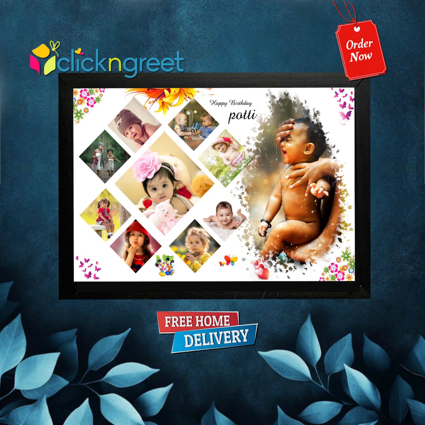 Baby Birth details collection Frame