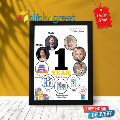 Baby Birth details collection Frame