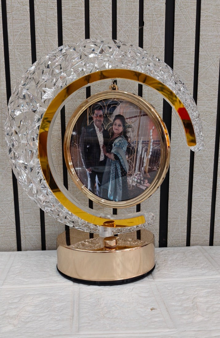 CRYSTAL LED PHOTO FRAME – Personalized 3D Effect Light-Up Frame with 3 Light Modes