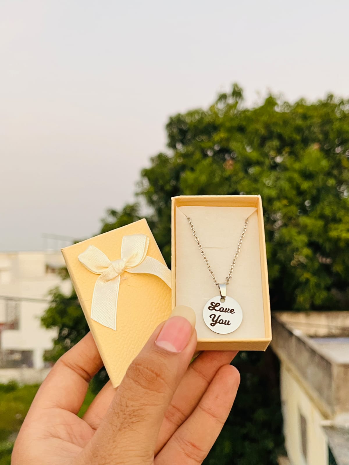 Mini Pendant – Personalized Eye/Sketch Pendant – Stainless Steel