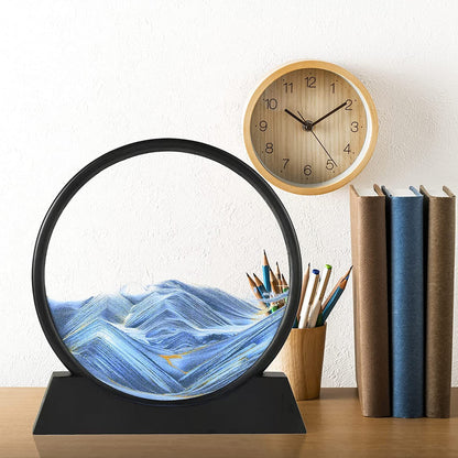 3D Moving Sand Art – Mesmerizing Liquid Motion Sandscape