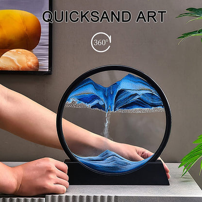 3D Moving Sand Art – Mesmerizing Liquid Motion Sandscape