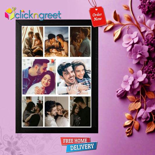 Milestone Moments Frame – Anniversary Photo Display for Two