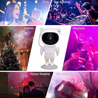 Galactic Starry Night Projector – Astronaut Light & Galaxy Magic