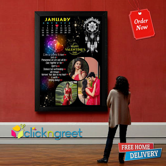 Photo Frame with Glitter Finish | Premium Gift