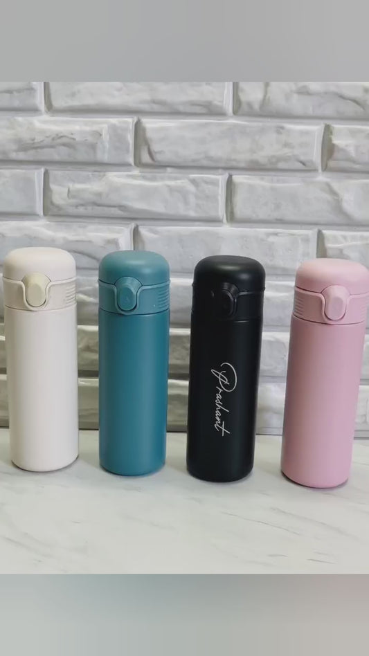 Personalized Thermos Vacuum Cup | Custom Name Engraved | Hot & Cold Temperature Retention